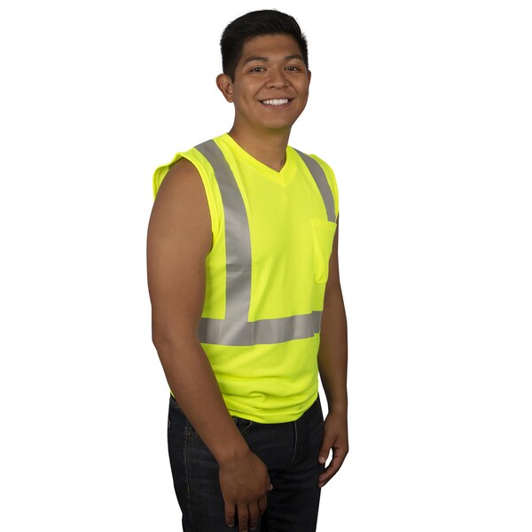 Cordova COR-BRITE Sleeveless Shirts, Lime, M V421-M - main